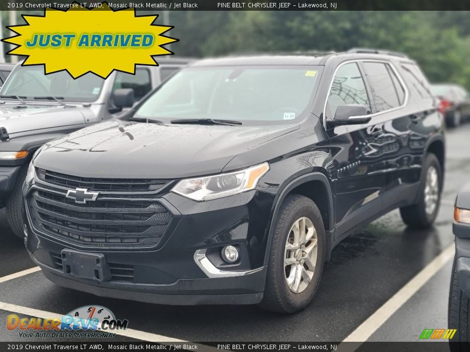 2019 Chevrolet Traverse LT AWD Mosaic Black Metallic / Jet Black Photo #1