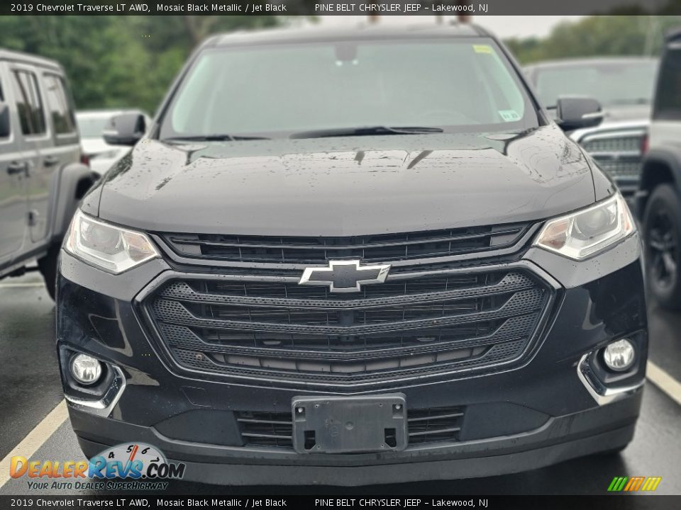 2019 Chevrolet Traverse LT AWD Mosaic Black Metallic / Jet Black Photo #2