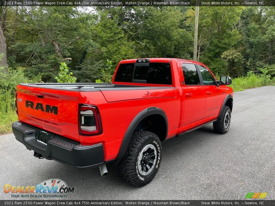 2021 Ram 2500 Power Wagon Crew Cab 4x4 75th Anniversary Edition Molten Orange / Mountain Brown/Black Photo #9