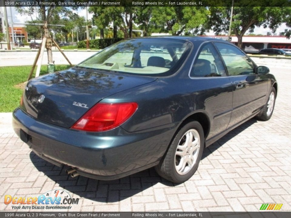 Dark Blue Green Pearl 1998 Acura CL 2.3 Premium Photo #10