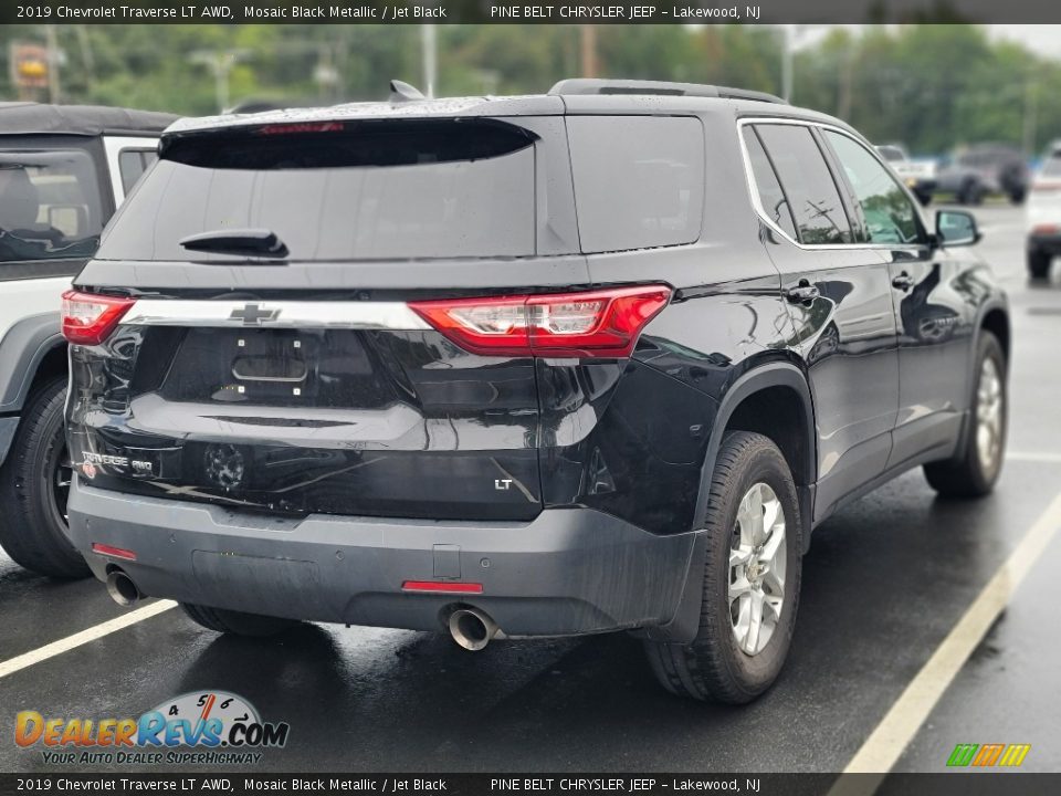 2019 Chevrolet Traverse LT AWD Mosaic Black Metallic / Jet Black Photo #3