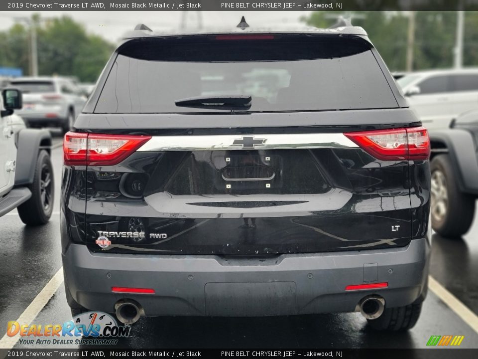 2019 Chevrolet Traverse LT AWD Mosaic Black Metallic / Jet Black Photo #4