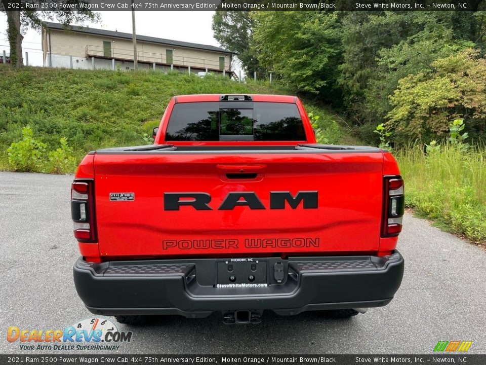 2021 Ram 2500 Power Wagon Crew Cab 4x4 75th Anniversary Edition Molten Orange / Mountain Brown/Black Photo #11
