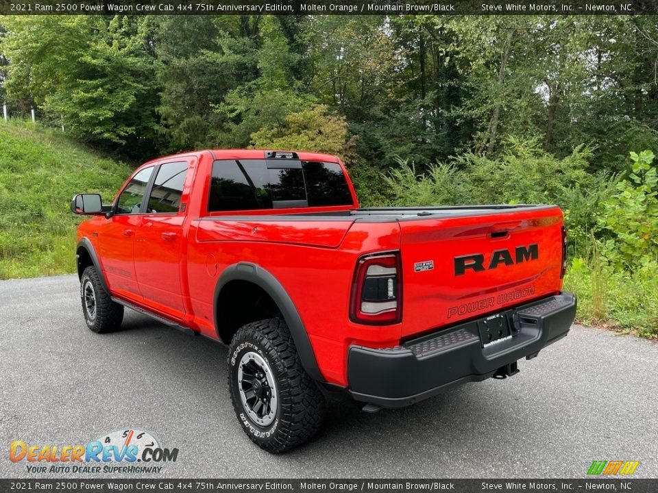 2021 Ram 2500 Power Wagon Crew Cab 4x4 75th Anniversary Edition Molten Orange / Mountain Brown/Black Photo #13