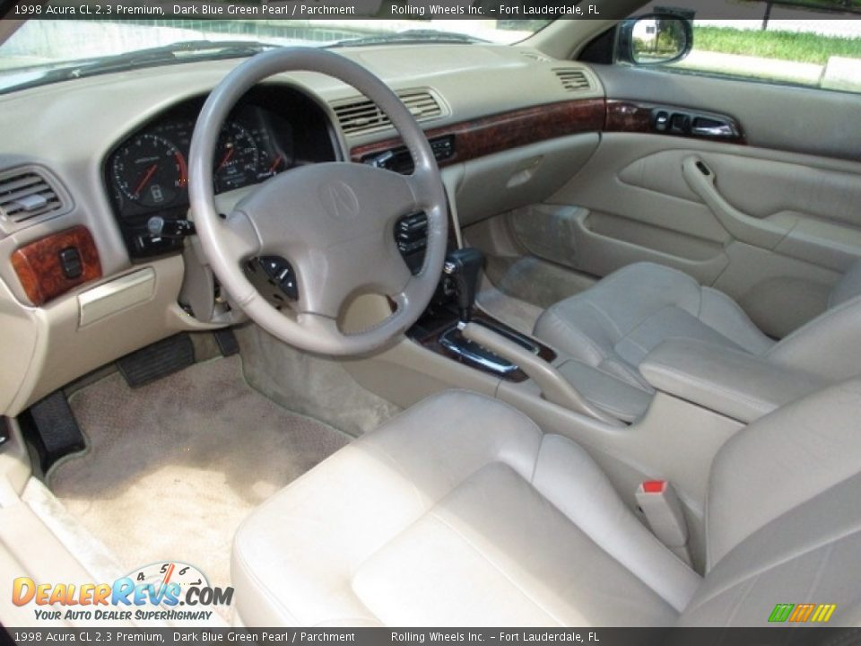 Parchment Interior - 1998 Acura CL 2.3 Premium Photo #15