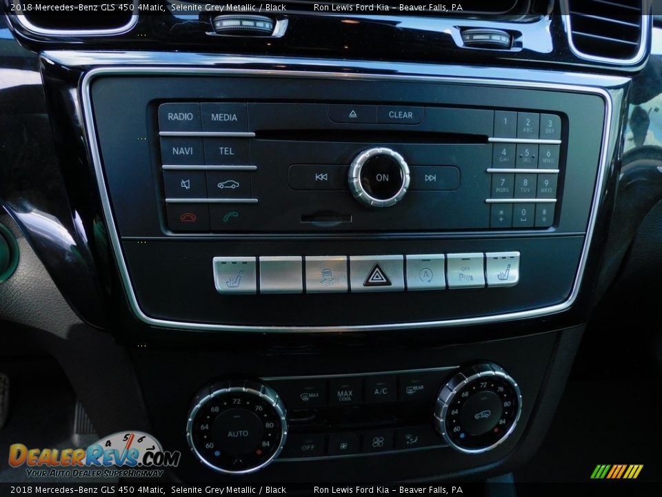 2018 Mercedes-Benz GLS 450 4Matic Selenite Grey Metallic / Black Photo #18