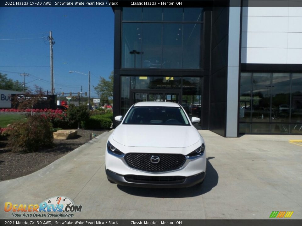 2021 Mazda CX-30 AWD Snowflake White Pearl Mica / Black Photo #1