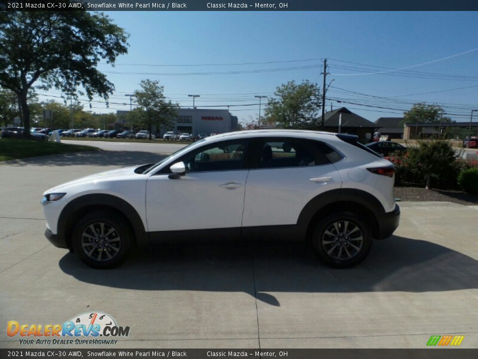 2021 Mazda CX-30 AWD Snowflake White Pearl Mica / Black Photo #2