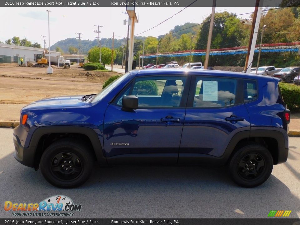 2016 Jeep Renegade Sport 4x4 Jetset Blue / Black Photo #6