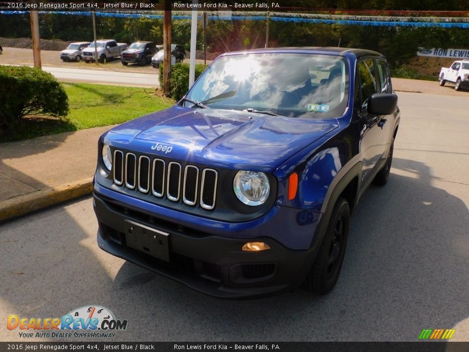 2016 Jeep Renegade Sport 4x4 Jetset Blue / Black Photo #7