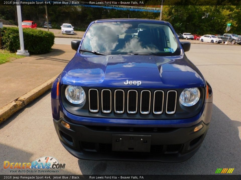 2016 Jeep Renegade Sport 4x4 Jetset Blue / Black Photo #8