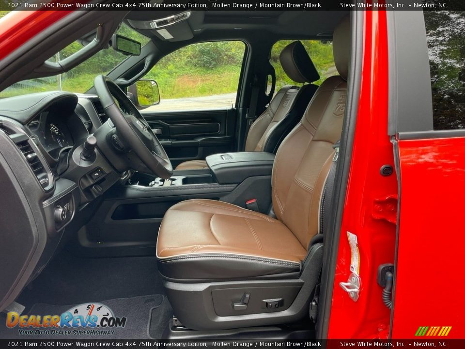 Mountain Brown/Black Interior - 2021 Ram 2500 Power Wagon Crew Cab 4x4 75th Anniversary Edition Photo #18