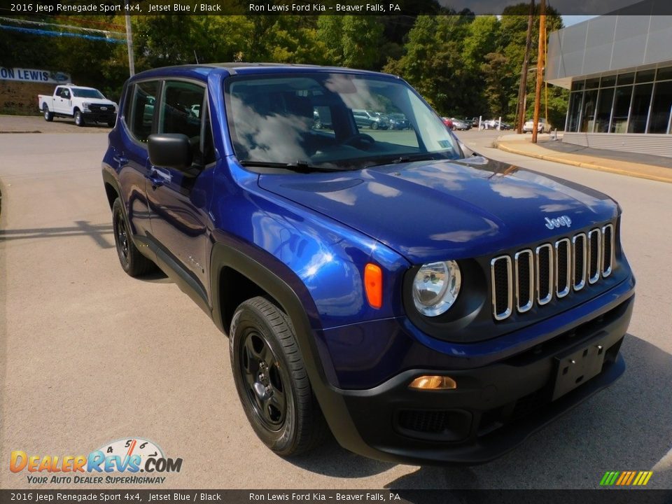 2016 Jeep Renegade Sport 4x4 Jetset Blue / Black Photo #9