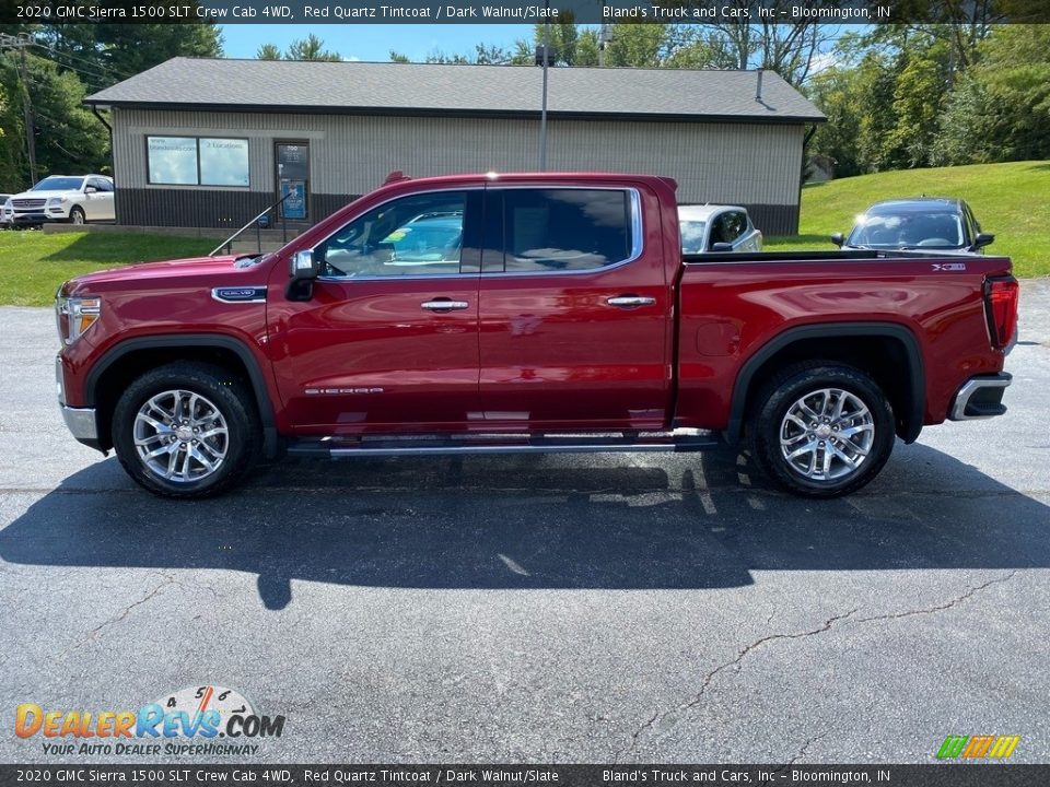 2020 GMC Sierra 1500 SLT Crew Cab 4WD Red Quartz Tintcoat / Dark Walnut/Slate Photo #1