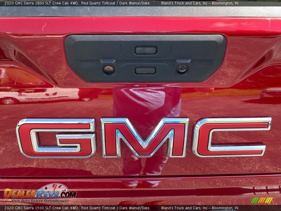 2020 GMC Sierra 1500 SLT Crew Cab 4WD Red Quartz Tintcoat / Dark Walnut/Slate Photo #9