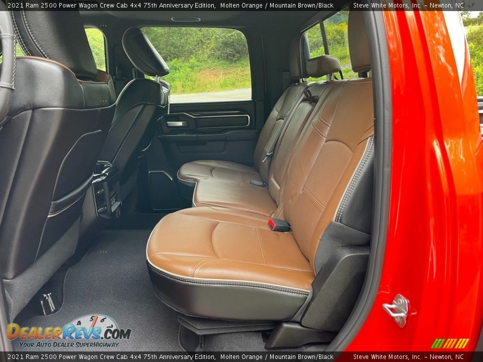 Rear Seat of 2021 Ram 2500 Power Wagon Crew Cab 4x4 75th Anniversary Edition Photo #23