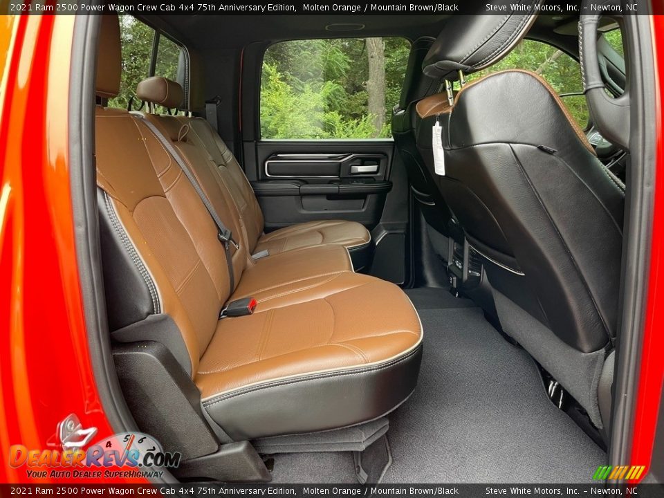 Rear Seat of 2021 Ram 2500 Power Wagon Crew Cab 4x4 75th Anniversary Edition Photo #26