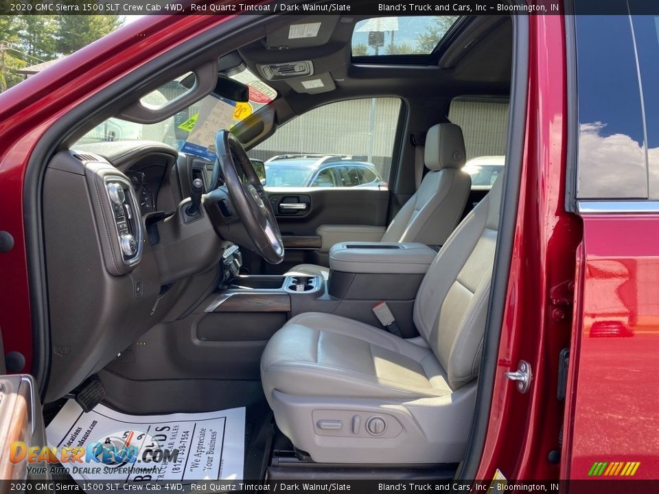 2020 GMC Sierra 1500 SLT Crew Cab 4WD Red Quartz Tintcoat / Dark Walnut/Slate Photo #17