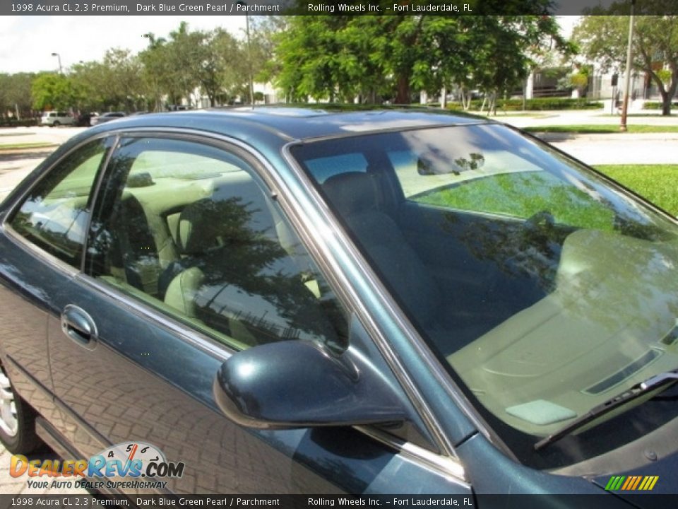 1998 Acura CL 2.3 Premium Dark Blue Green Pearl / Parchment Photo #32