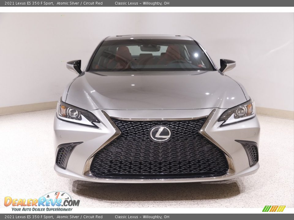 2021 Lexus ES 350 F Sport Atomic Silver / Circuit Red Photo #2