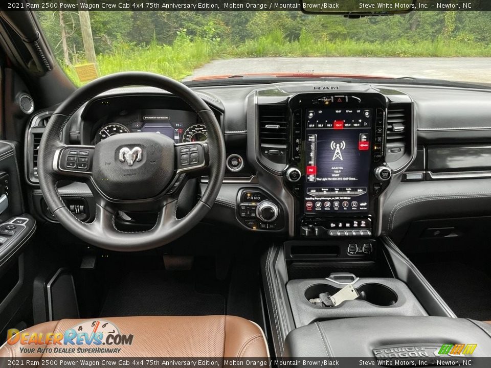 Dashboard of 2021 Ram 2500 Power Wagon Crew Cab 4x4 75th Anniversary Edition Photo #29