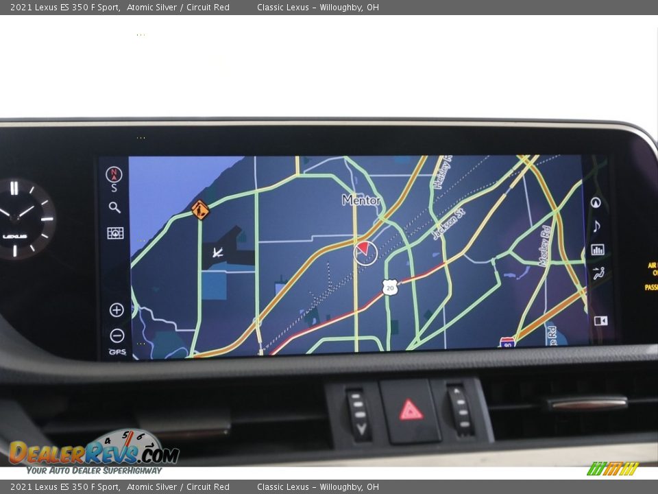 Navigation of 2021 Lexus ES 350 F Sport Photo #10