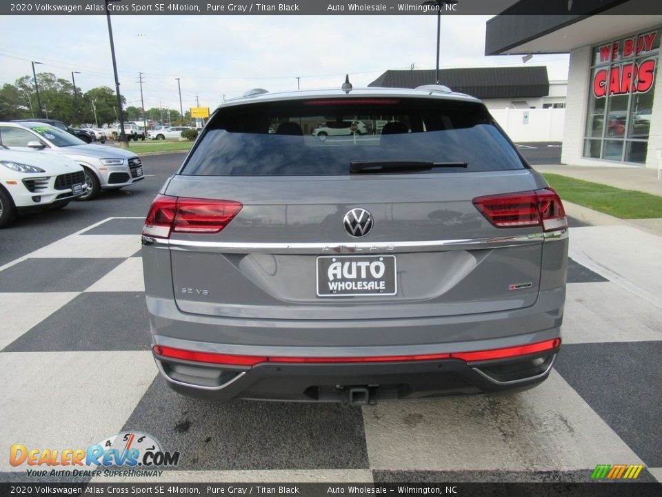 2020 Volkswagen Atlas Cross Sport SE 4Motion Pure Gray / Titan Black Photo #4
