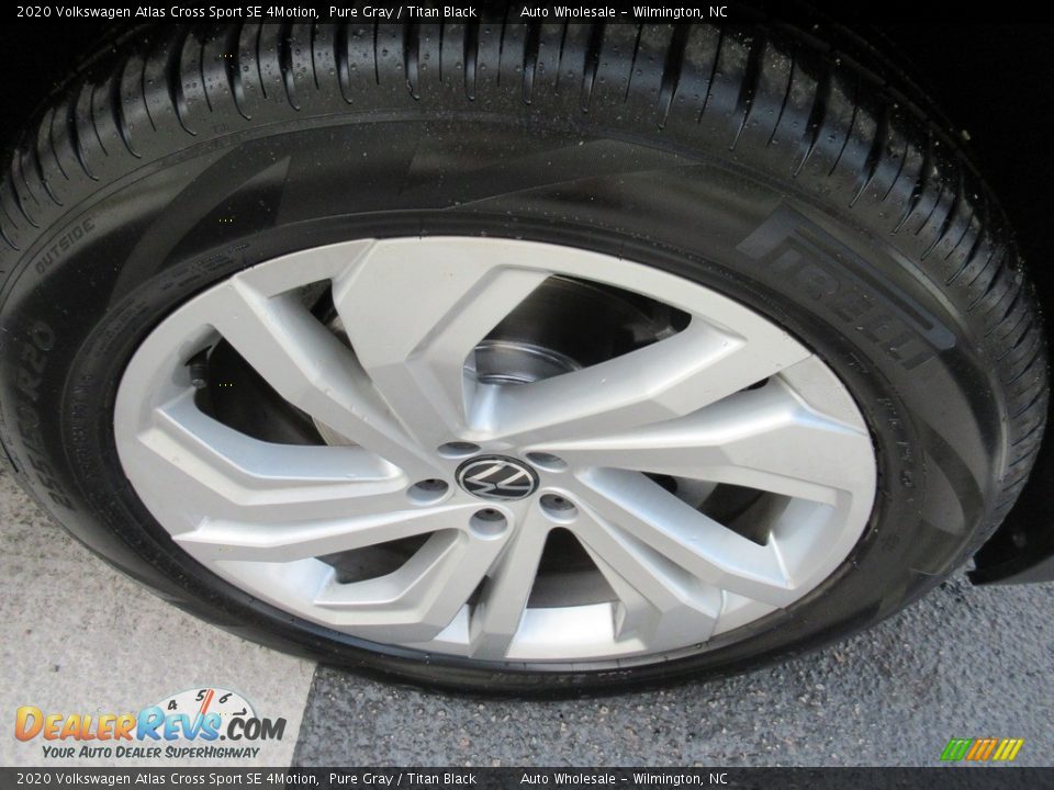 2020 Volkswagen Atlas Cross Sport SE 4Motion Pure Gray / Titan Black Photo #7