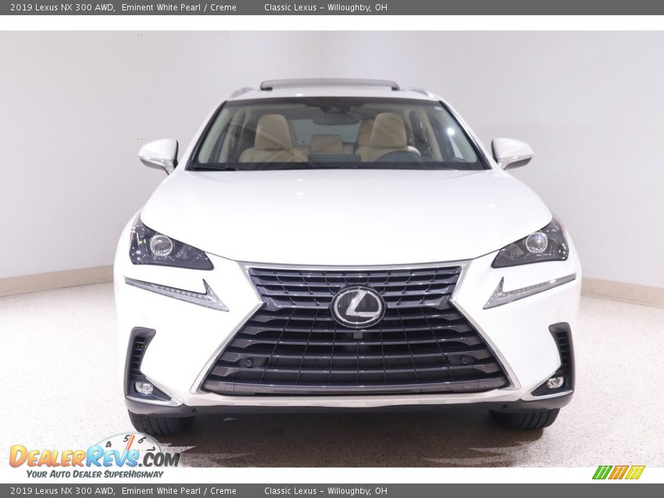 2019 Lexus NX 300 AWD Eminent White Pearl / Creme Photo #2
