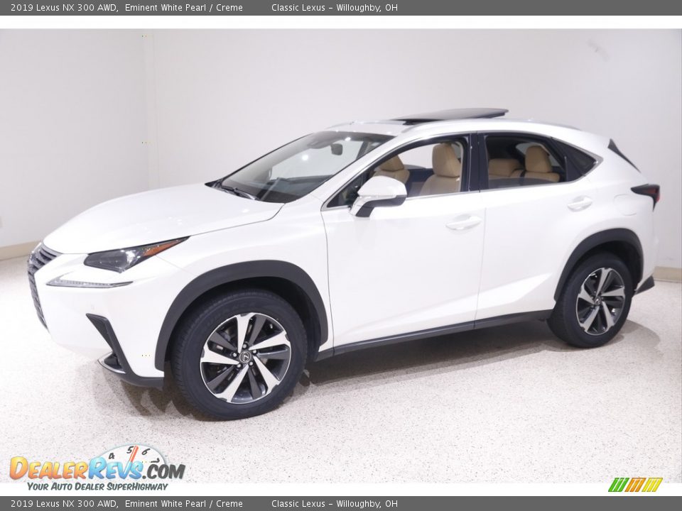 2019 Lexus NX 300 AWD Eminent White Pearl / Creme Photo #3