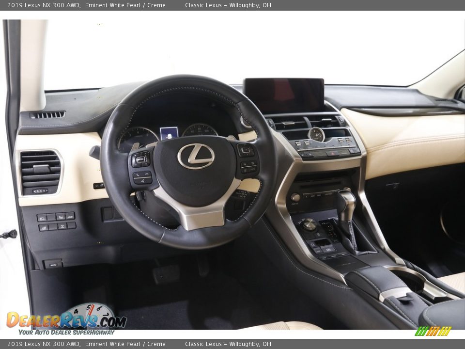 2019 Lexus NX 300 AWD Eminent White Pearl / Creme Photo #6