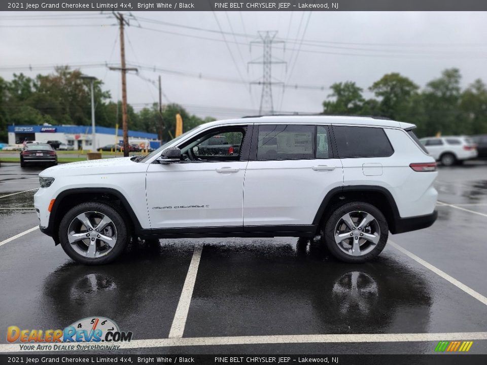 Bright White 2021 Jeep Grand Cherokee L Limited 4x4 Photo #4