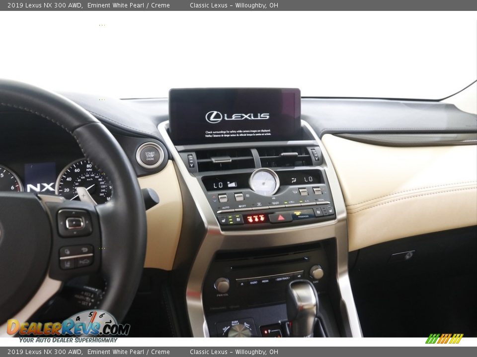 2019 Lexus NX 300 AWD Eminent White Pearl / Creme Photo #9