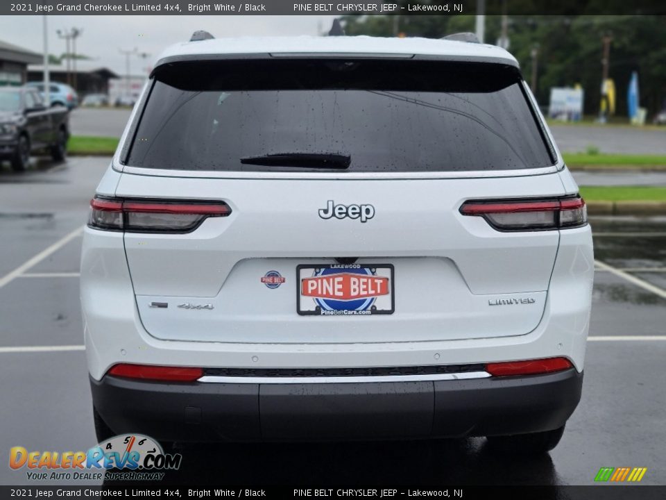 2021 Jeep Grand Cherokee L Limited 4x4 Bright White / Black Photo #7
