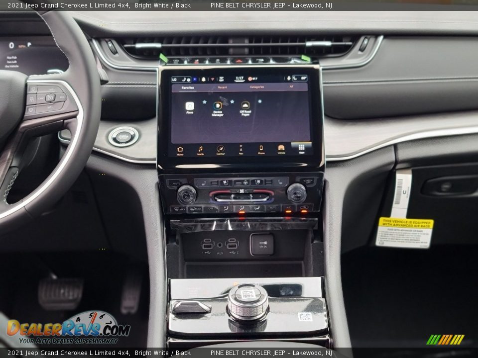2021 Jeep Grand Cherokee L Limited 4x4 Bright White / Black Photo #10