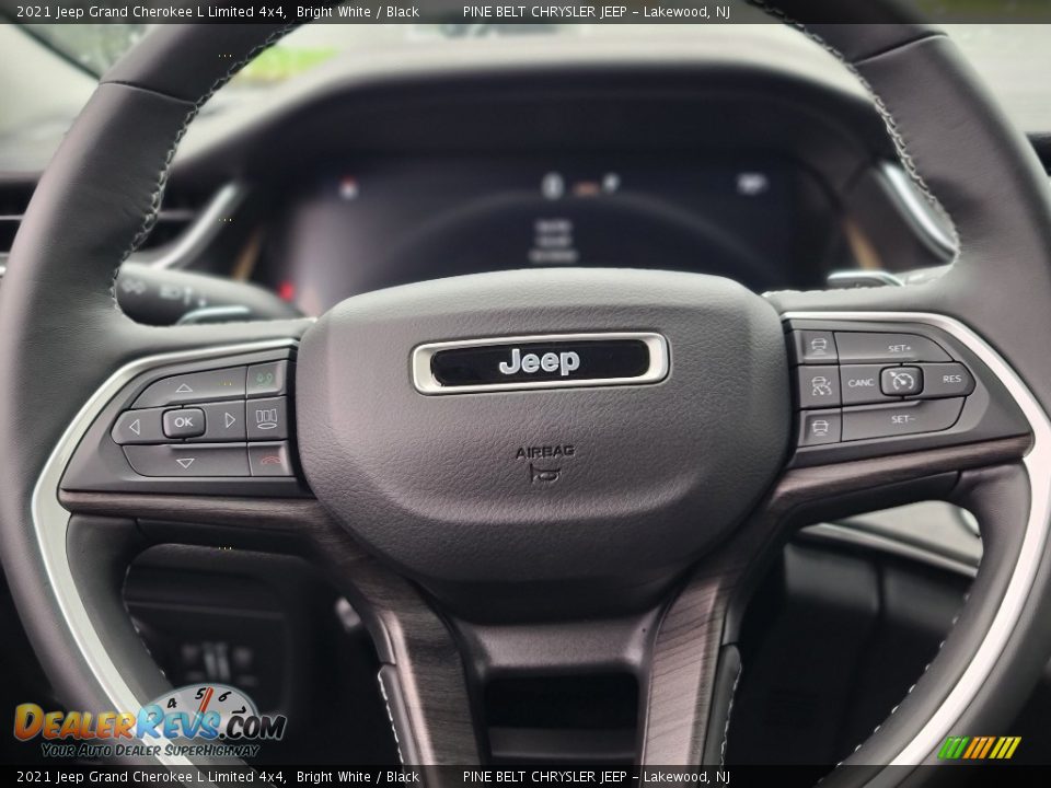 2021 Jeep Grand Cherokee L Limited 4x4 Steering Wheel Photo #12