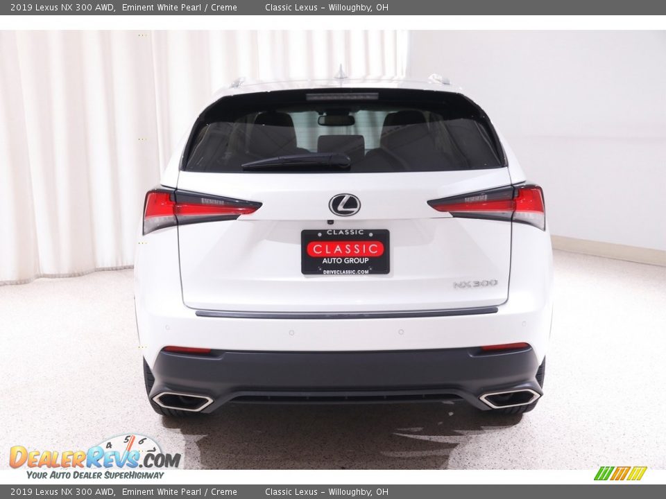 2019 Lexus NX 300 AWD Eminent White Pearl / Creme Photo #19