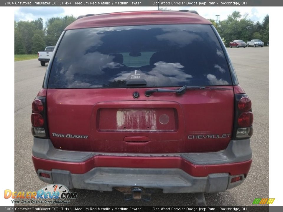 2004 Chevrolet TrailBlazer EXT LT 4x4 Medium Red Metallic / Medium Pewter Photo #7