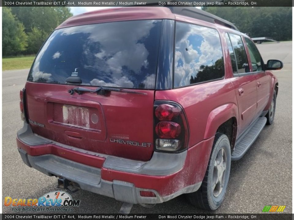 2004 Chevrolet TrailBlazer EXT LT 4x4 Medium Red Metallic / Medium Pewter Photo #8