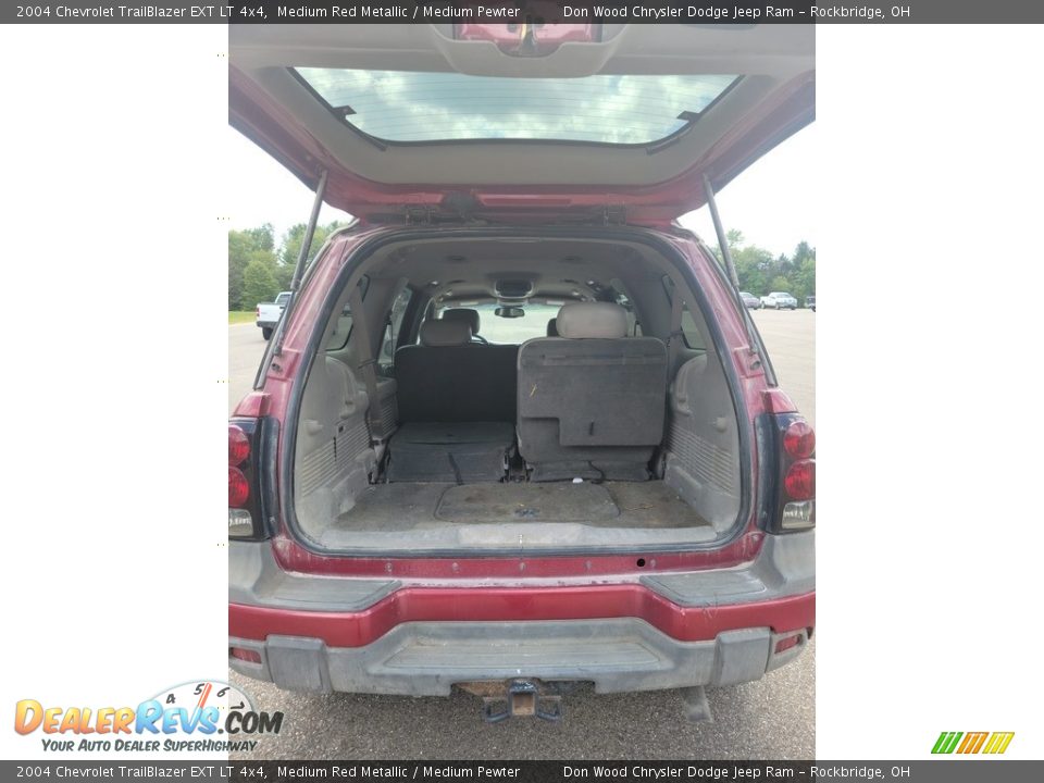 2004 Chevrolet TrailBlazer EXT LT 4x4 Medium Red Metallic / Medium Pewter Photo #10