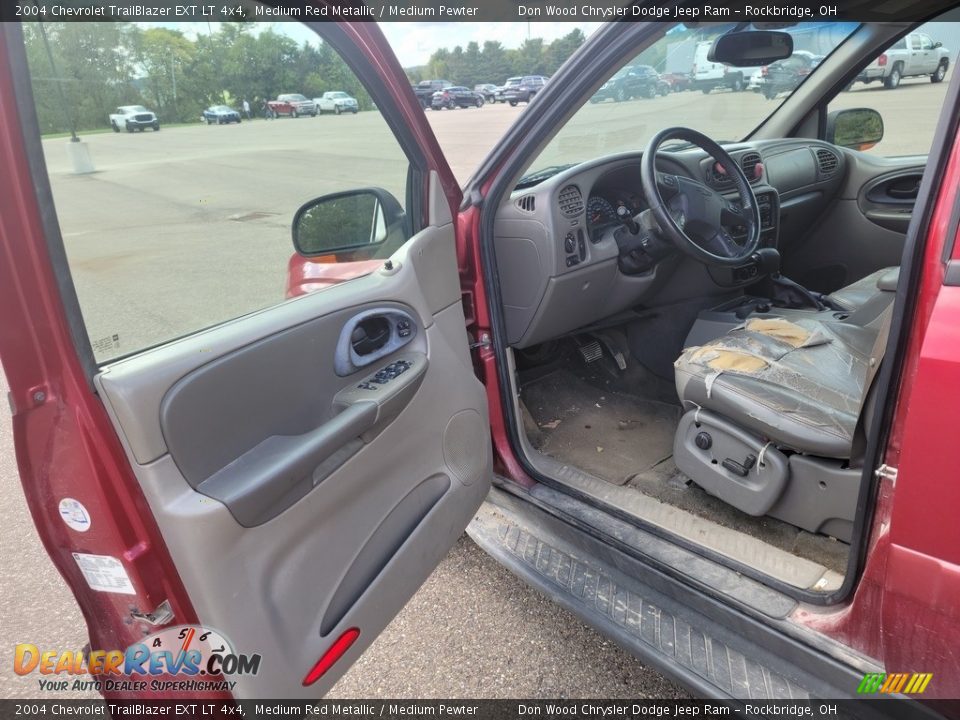 2004 Chevrolet TrailBlazer EXT LT 4x4 Medium Red Metallic / Medium Pewter Photo #11