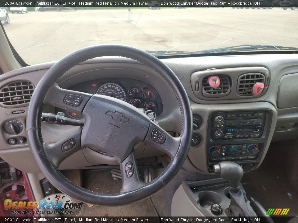 2004 Chevrolet TrailBlazer EXT LT 4x4 Medium Red Metallic / Medium Pewter Photo #12