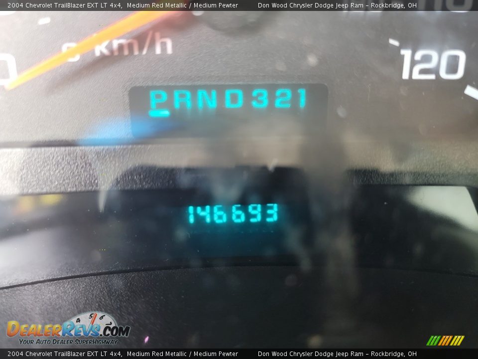 2004 Chevrolet TrailBlazer EXT LT 4x4 Medium Red Metallic / Medium Pewter Photo #14