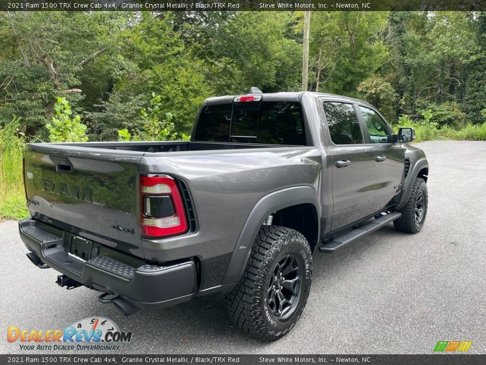 2021 Ram 1500 TRX Crew Cab 4x4 Granite Crystal Metallic / Black/TRX Red Photo #8