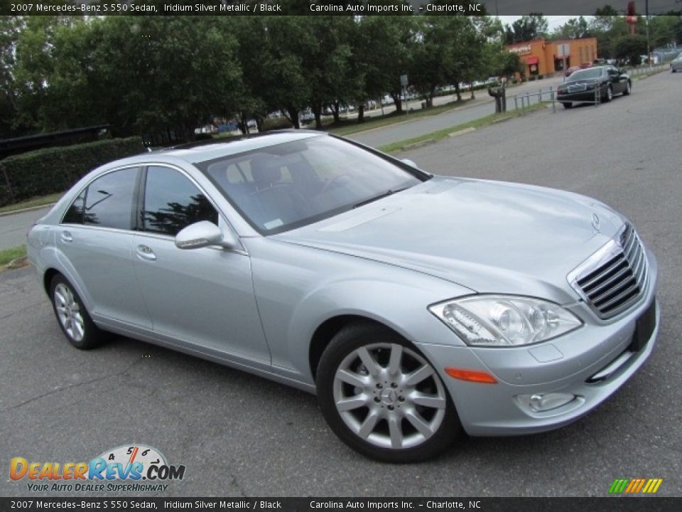 2007 Mercedes-Benz S 550 Sedan Iridium Silver Metallic / Black Photo #3