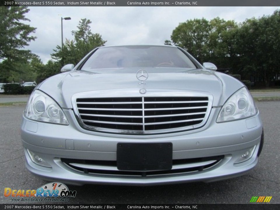 2007 Mercedes-Benz S 550 Sedan Iridium Silver Metallic / Black Photo #4
