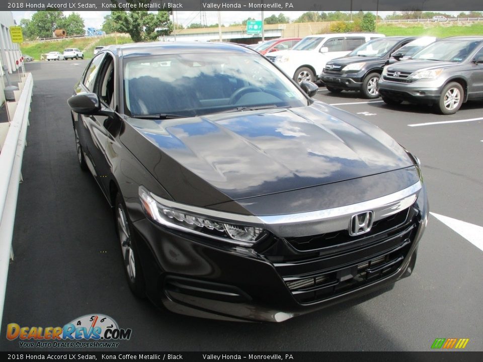 2018 Honda Accord LX Sedan Kona Coffee Metallic / Black Photo #7