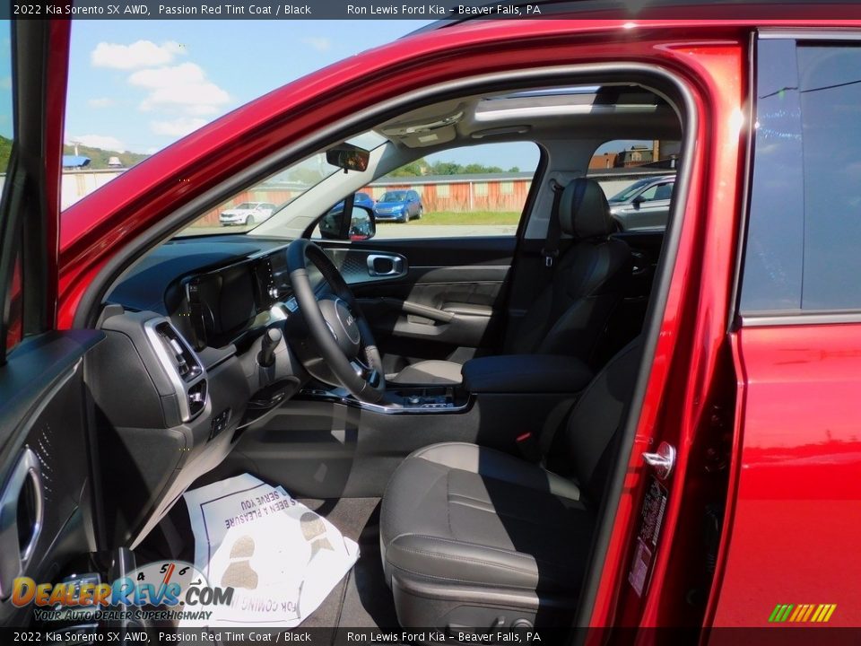 2022 Kia Sorento SX AWD Passion Red Tint Coat / Black Photo #10