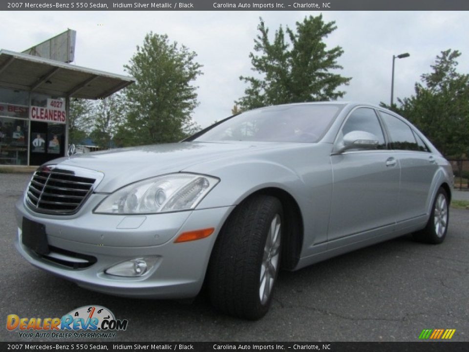 2007 Mercedes-Benz S 550 Sedan Iridium Silver Metallic / Black Photo #6