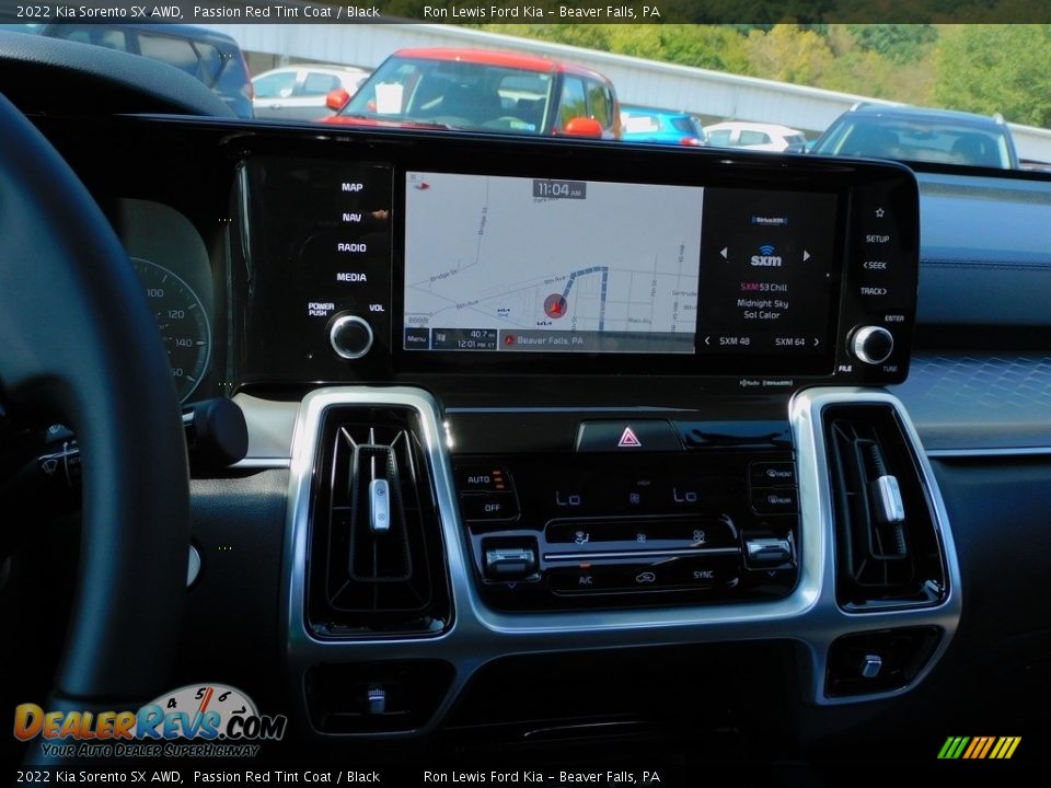 2022 Kia Sorento SX AWD Passion Red Tint Coat / Black Photo #16